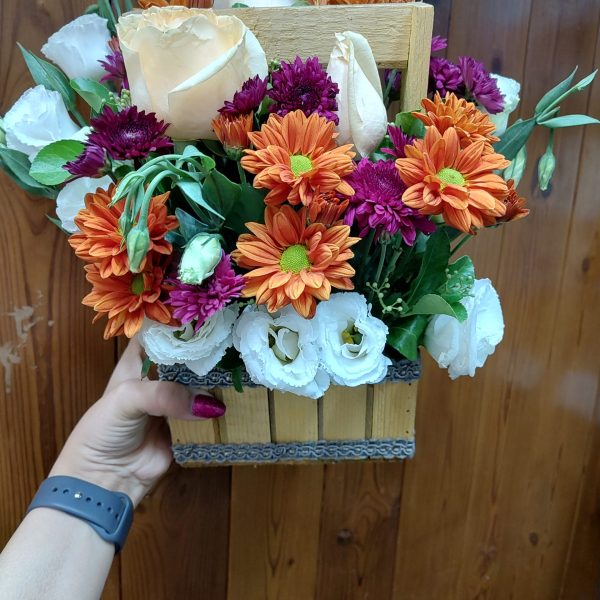 باکس گل چوبی