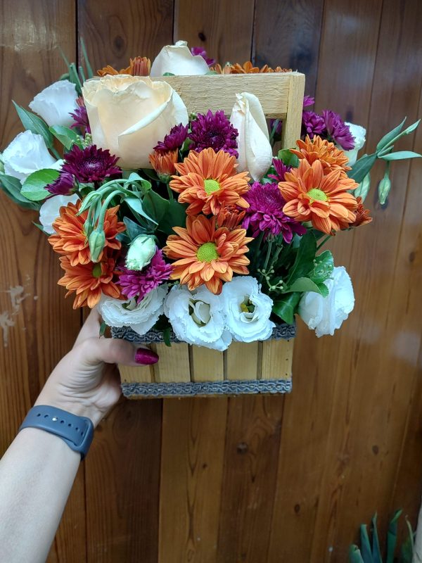 باکس گل چوبی